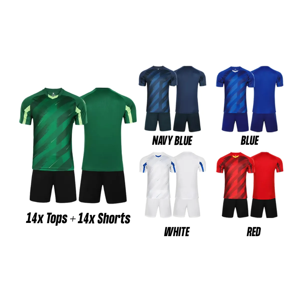 Grip Smart Boy Kids Soccer Kit Set of 14-Soccer Kit | soccer kits for sale | custom soccer kits south africa-Just Brand