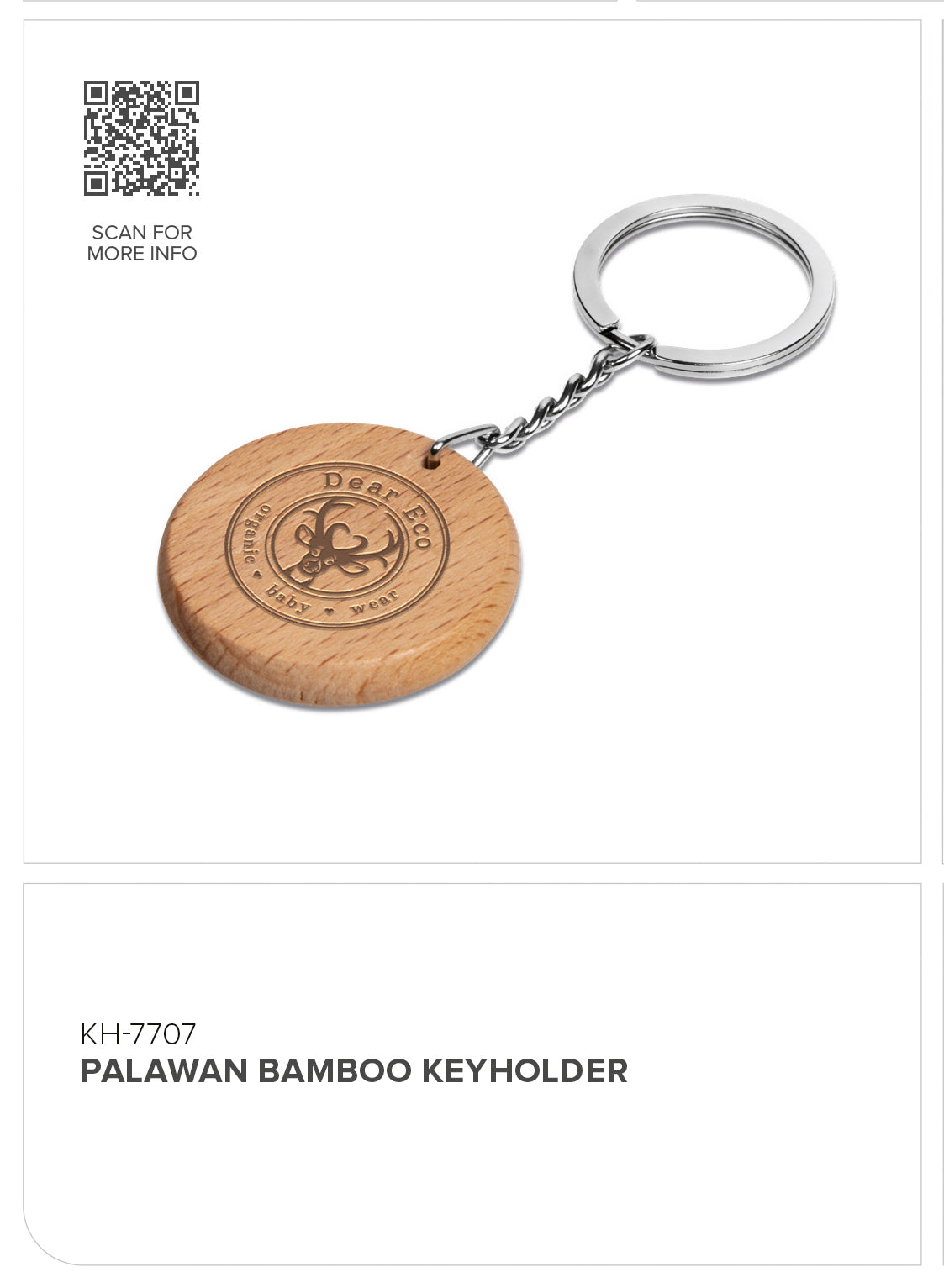Altitude Palawan Bamboo Keyholder | Custom Branded & Personalised Corporate Gifts | Just Brand
