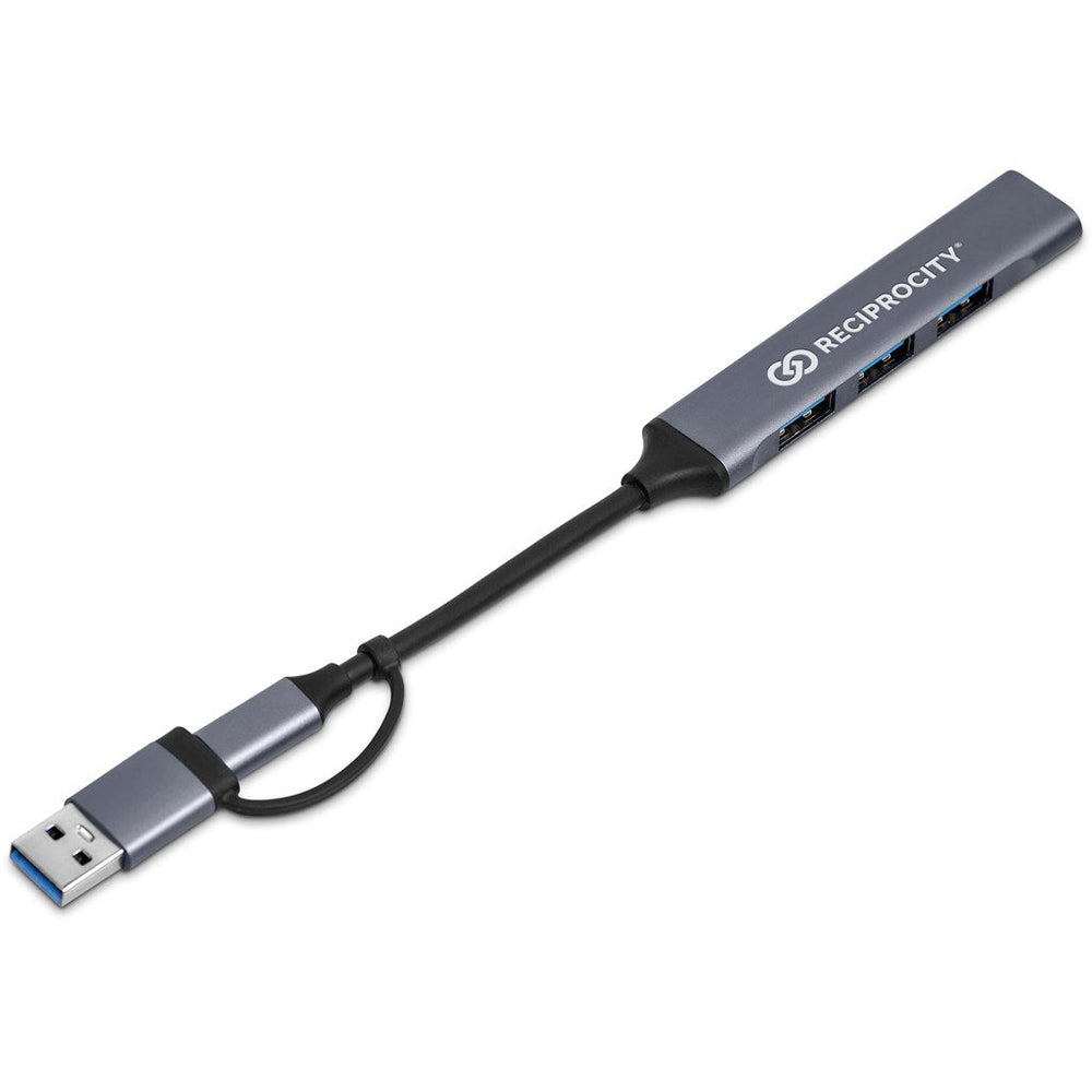 Swiss Cougar Vilnius 2-in-1 Connector USB Hub | USB Hubs | Custom-Branded Promotional Gifts | Giftwrap Shop