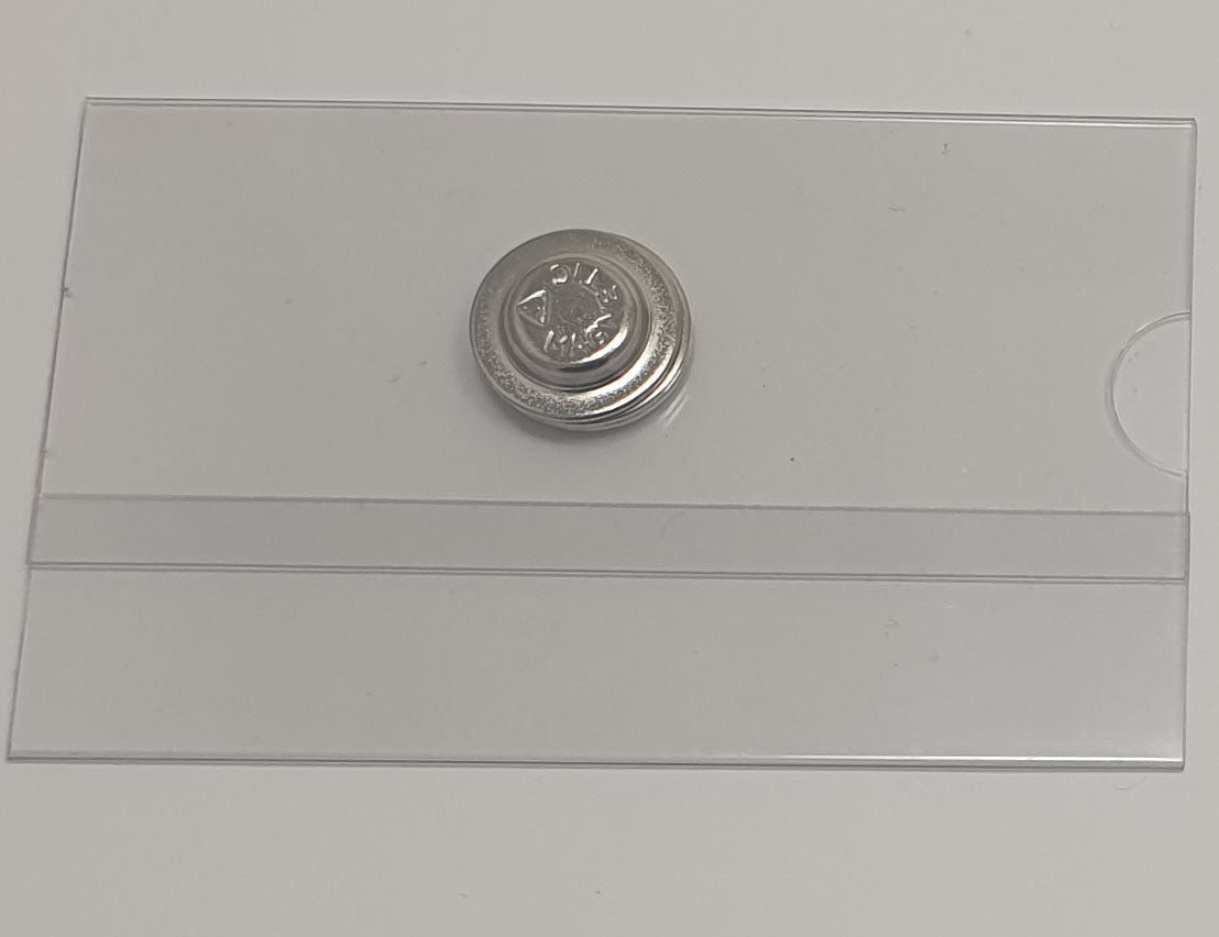 Clear Semi-Rigid PVC Card Holders with Magnetic Backing