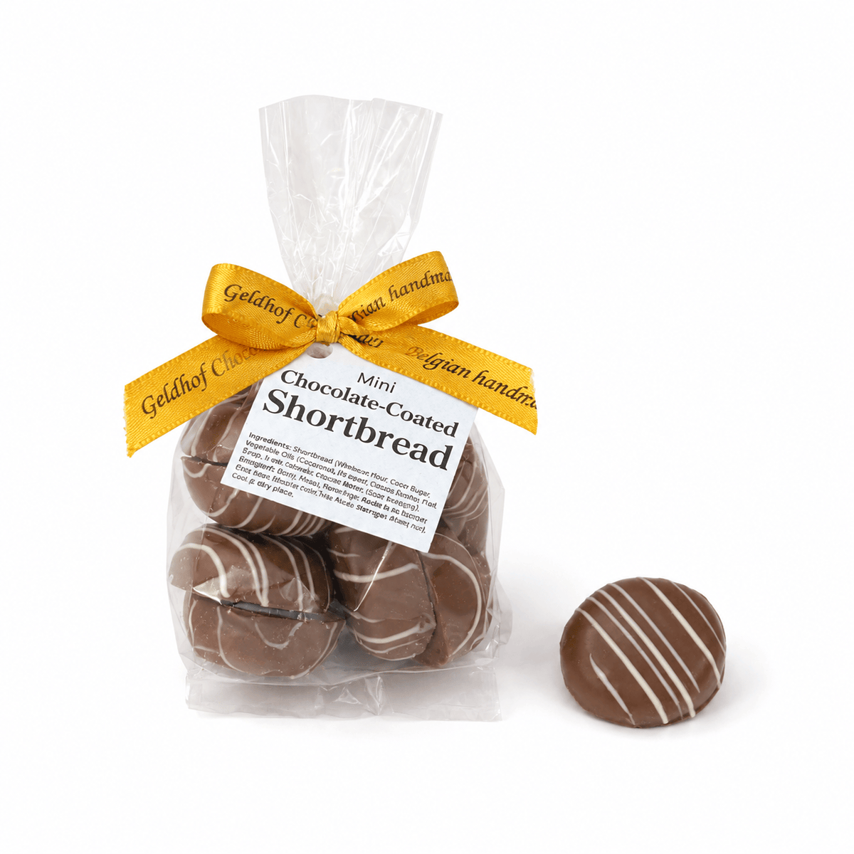 Geldhof Mini Chocolate-Covered Shortbread (8-Piece)
