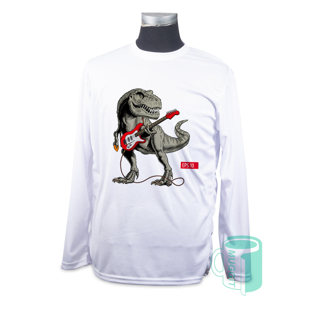Polyester Honeycomb Long Sleeves T-shirts - product view 2