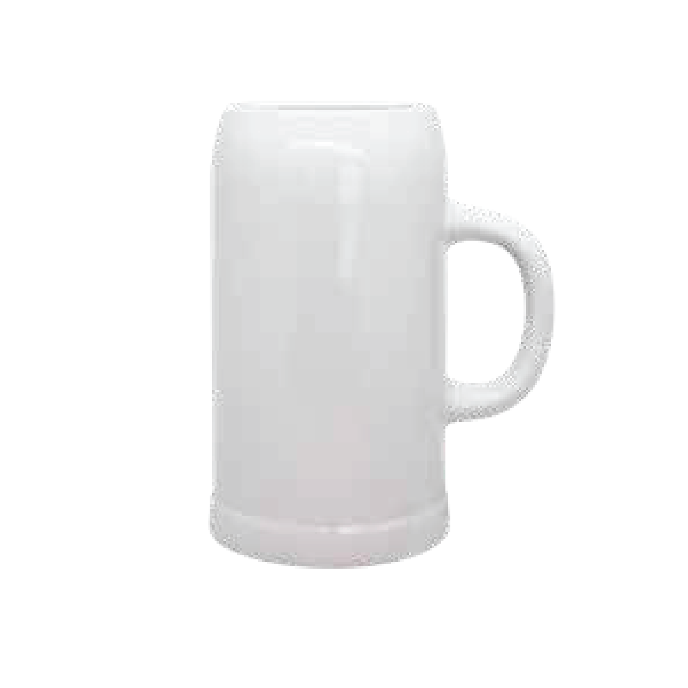 White German Beer Mug