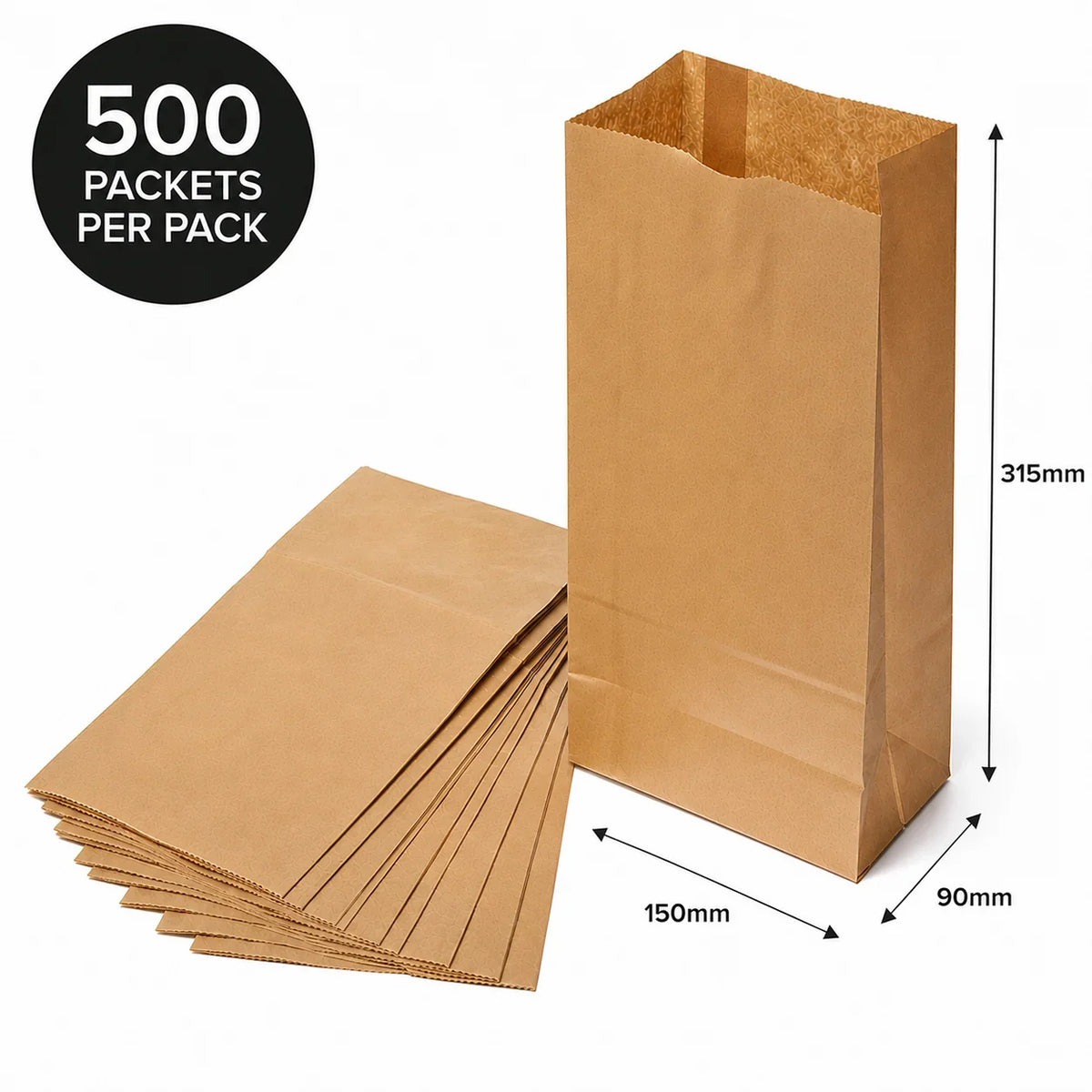 Self Opening Packets Size 8