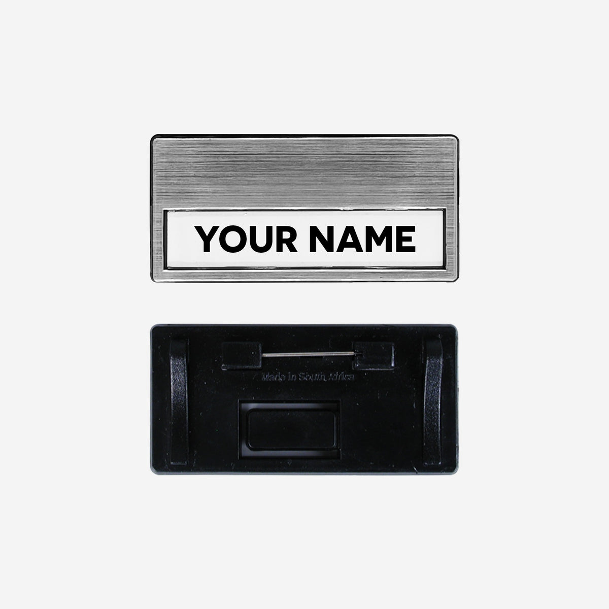 Name Badge : Multifit – Foiled with Pin – Lumoss