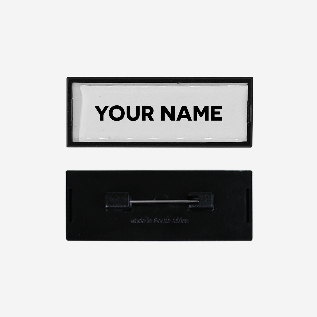 Name Badge: Snap Fit Large With Pin – Lumoss