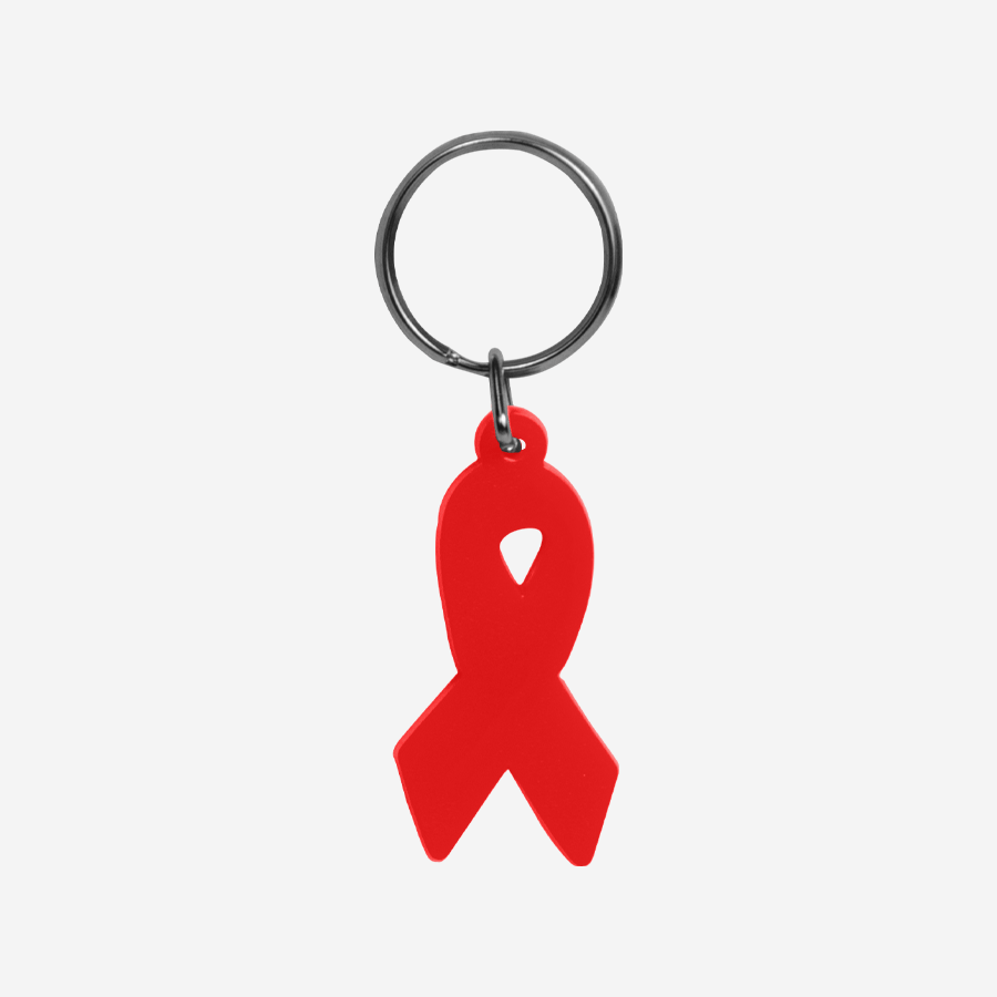 Aids Ribbon Keyring – Lumoss
