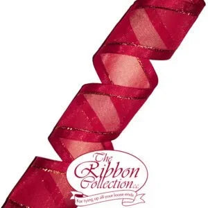 Sheer Ribbon Roll Claret