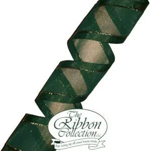Sheer Ribbon Roll Hunter Green