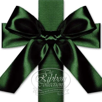 Satin Ribbon Roll Hunter Green