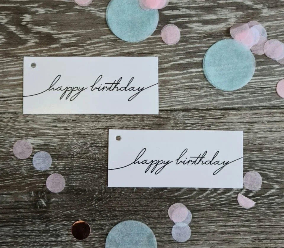 Happy Birthday Tags