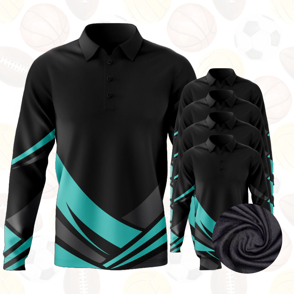 Standard Trilobal Sublimation Long Sleeve Golfer