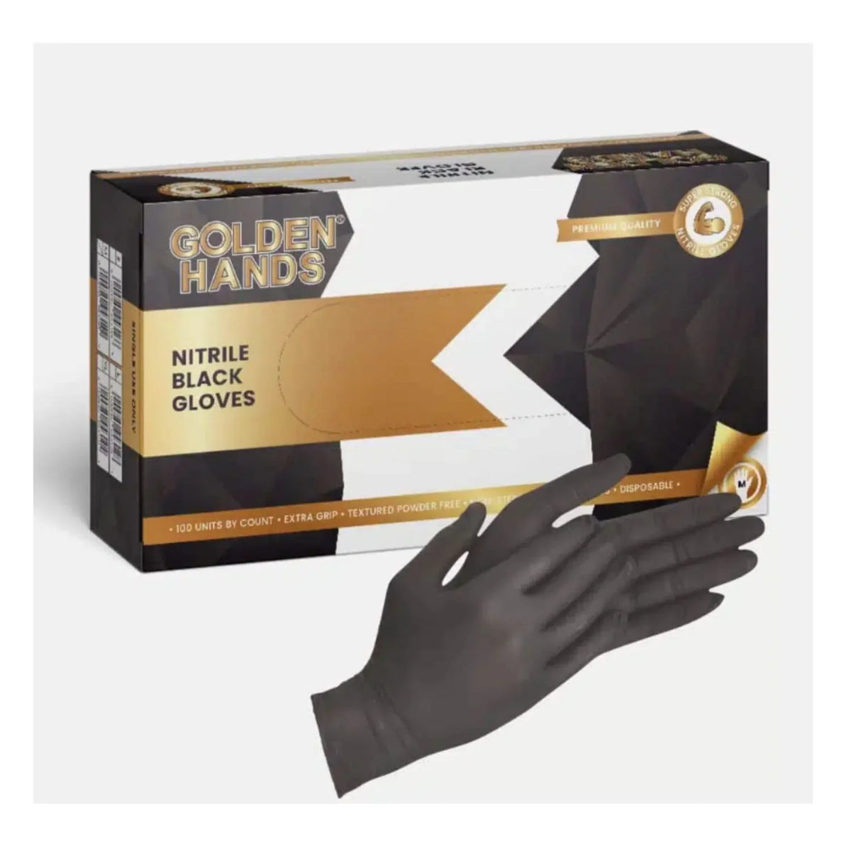 Nitrile Black Gloves