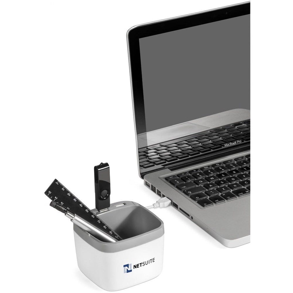 Kubelink Desk Caddy & USB Hub | USB Hubs | Custom-Branded Promotional Gifts | Giftwrap Shop