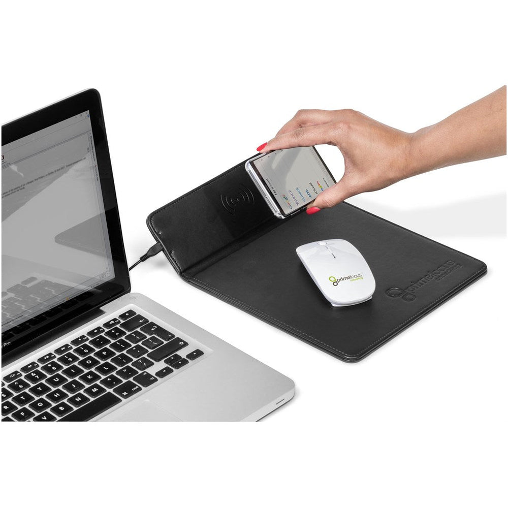 Ashburton Mouse Pad With Wireless Charger | Wireless Chargers | Giftwrap Shop