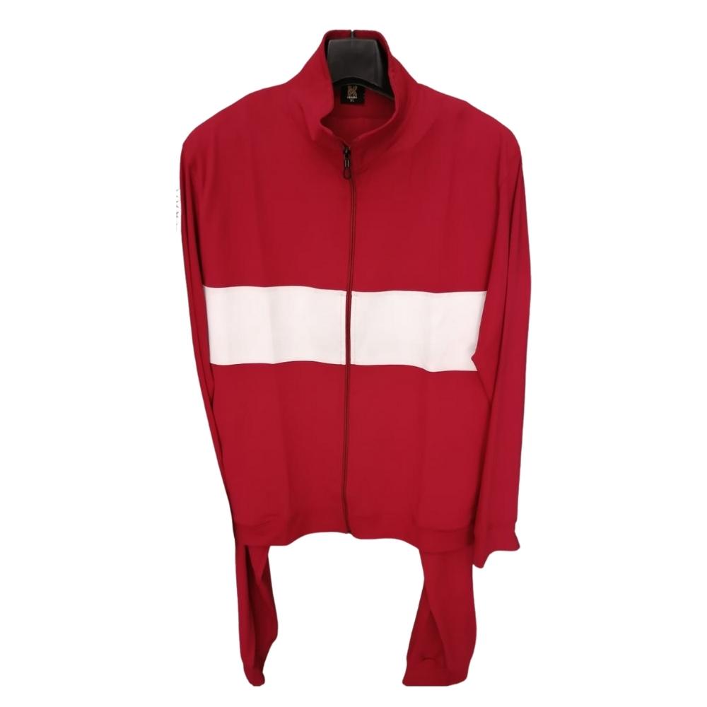 Kessra Track Suite | Silver Edition | Red / White