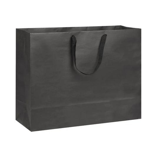 Black Velvet Touch Carrier Bag