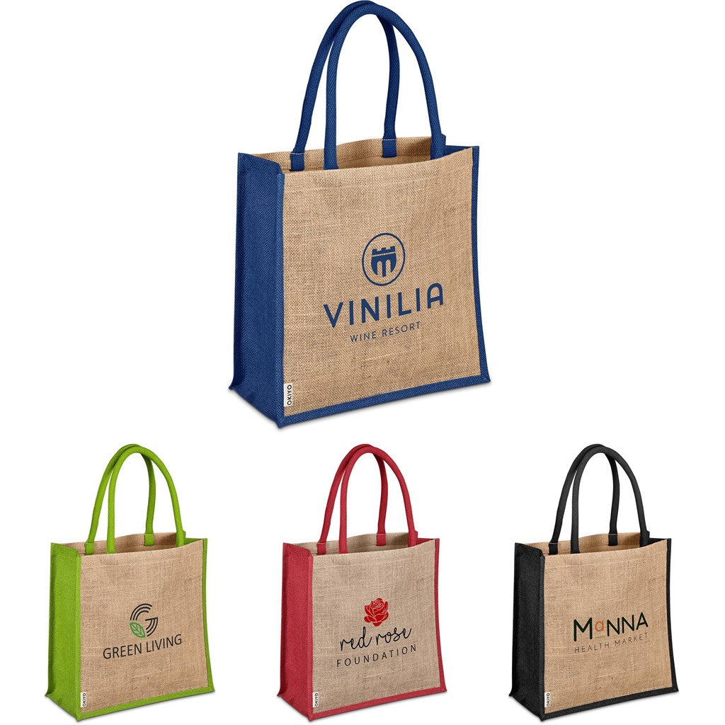 Okiyo Okinawa Jute Tote-Eco-Friendly Bags | Custom-branded & Personalised Bags | Giftwrap Shop