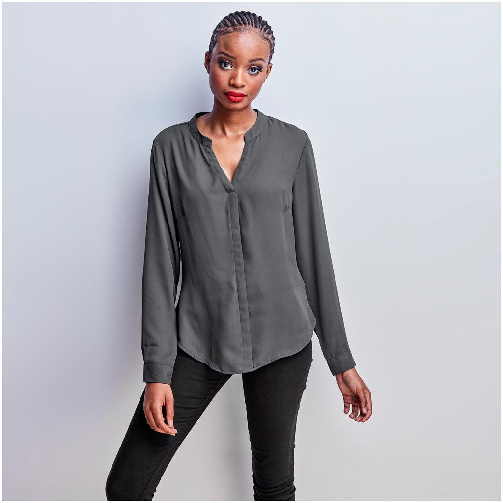 Ladies Long Sleeve Ava Blouse | Lounge Shirts | Corporate clothing | Gift Wrap Shop