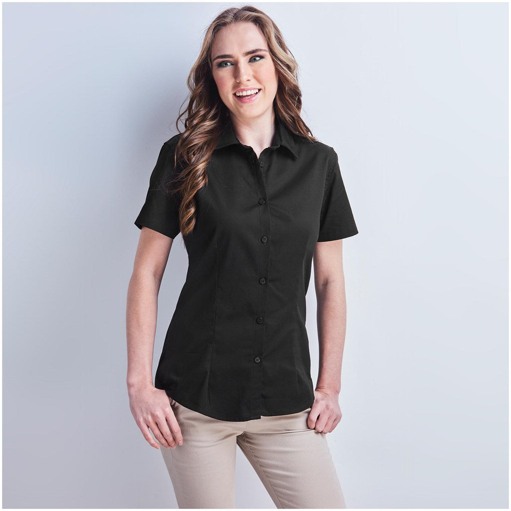 Ladies Short Sleeve Milano Shirt | Lounge Shirts | Corporate clothing | Gift Wrap Shop