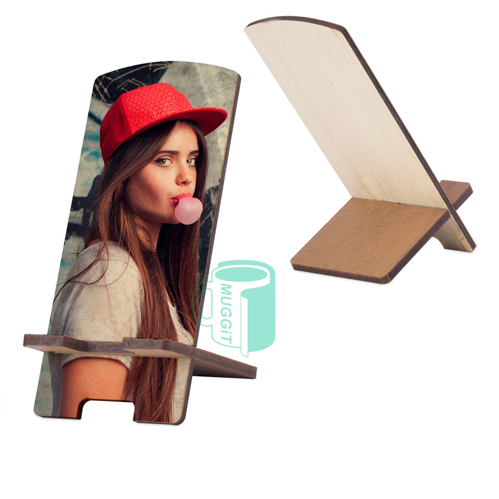 Bamboo Cellphone Stand - product view 2