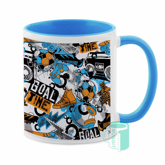 Two Tone Inner & Handle Mugs - product view 2