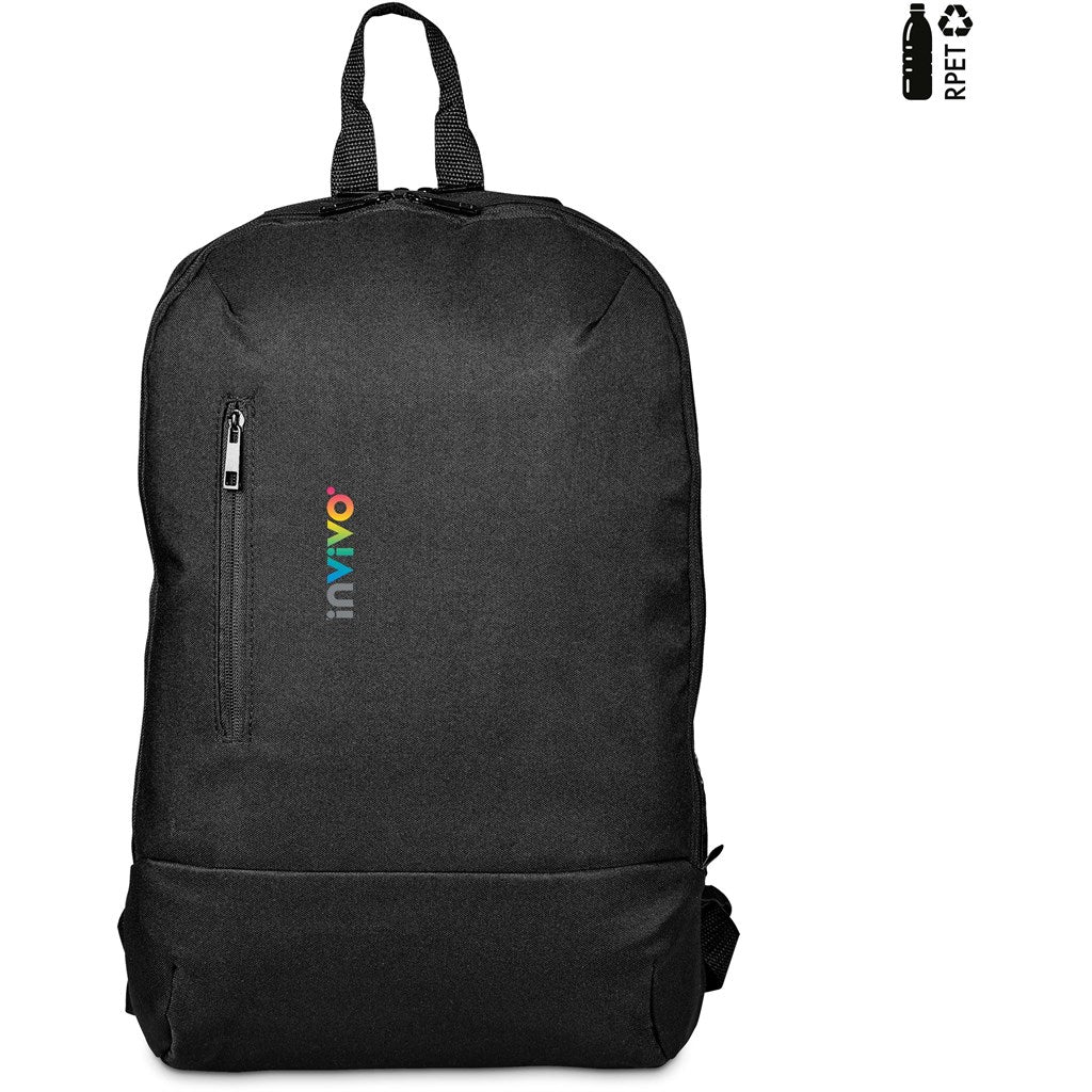 Branded Black Backpack