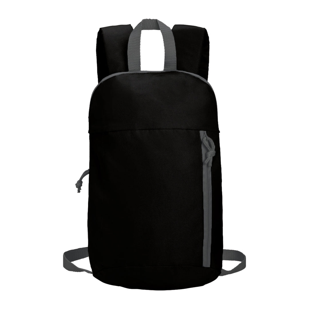 Black Branded Backpack