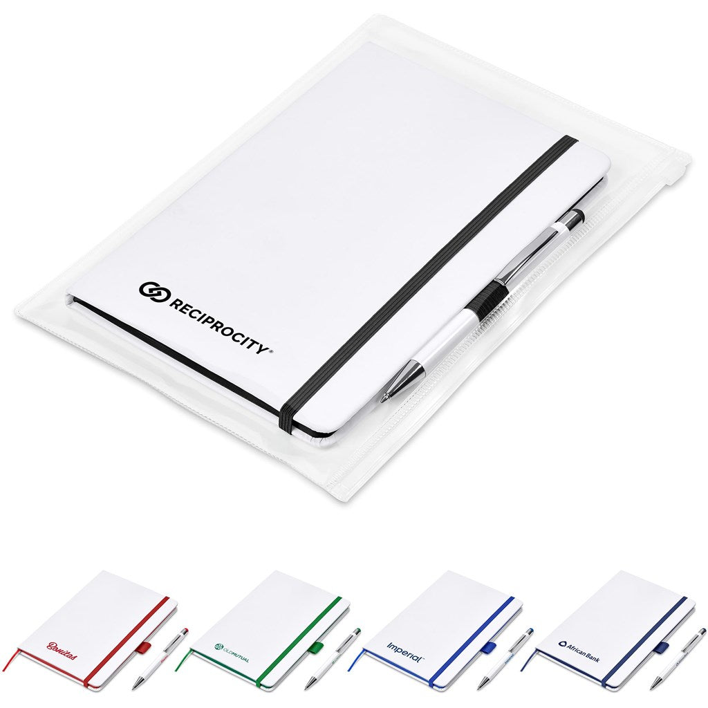 Plain White A5 Notebook