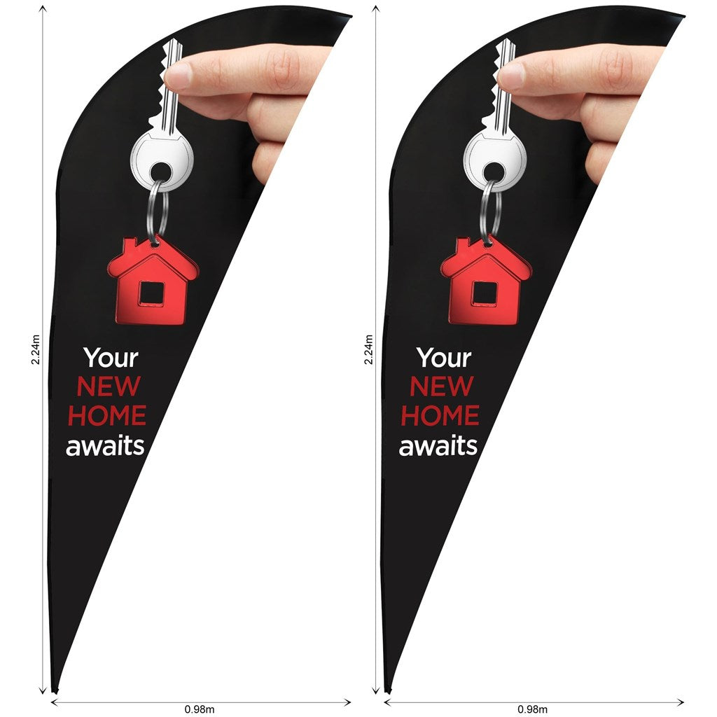 Teardrop Banner Sizes