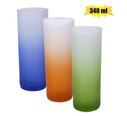 Tumbler Glass 340ml Zombie Frosted With Clr