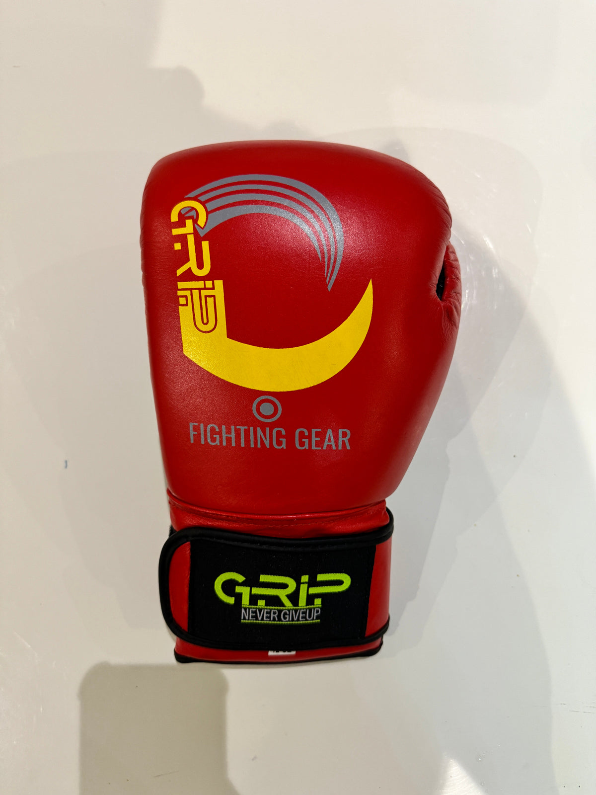 Grip Boxing Gloves | G8 Genuine Cowhide Leather Pro | Red