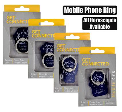 Get Connected Mobile Phone Ring Holder/Stand Horoscope