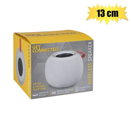 Get Connected Wireless Speaker 13cm Round