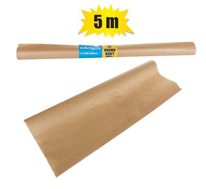 Butterfly Book Cover Kraft Roll Brown 480Mmx5M