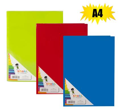 Khoki File 2-Ring Binder A4 Assorted Colors