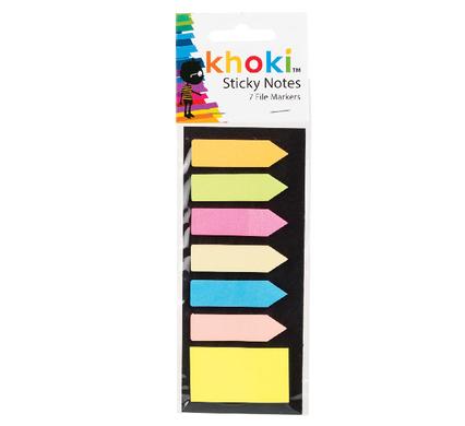 Khoki Note-Pad Self-Stick File Markers