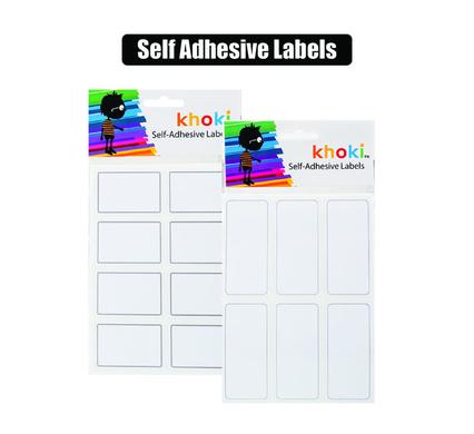 Khoki Labels Self Adhesive Assorted