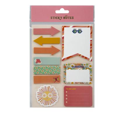 Note-Pad Self-Stick Novelty Set Assorted