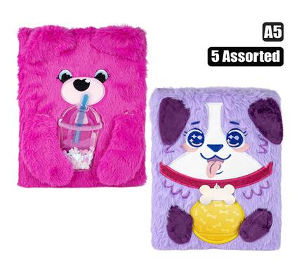 Novelty Notebook Plush A5