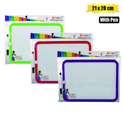Khoki Board Dry Wipe+Pen 28X21cm