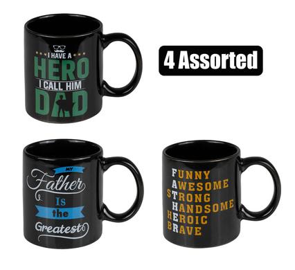 Mug Occasions Dad Black Assorted