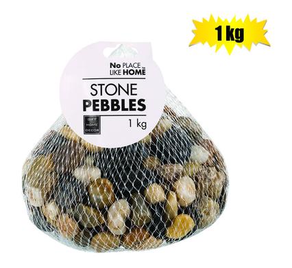 No Place Like Home Pebbles Riverstones 1kg Mixed-Col
