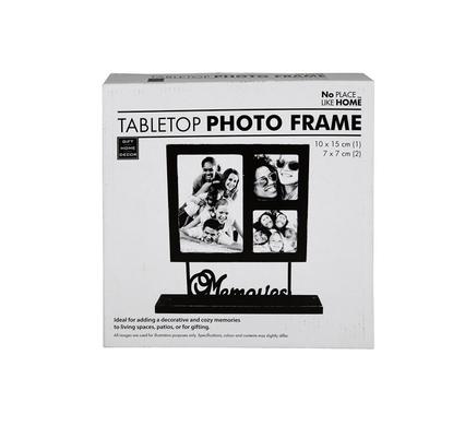 No Place Like Home Tabletop Photo Frame Mdf 24X5X24cm