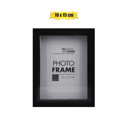 No Place Like Home Picture-Frame Pl Shadow Box 10X15cm Blk