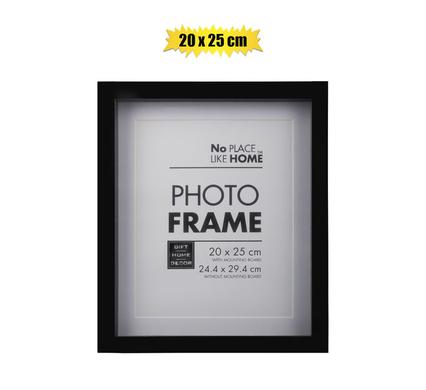 No Place Like Home Picture-Frame Pl Shadow Box 20X25cm Blk