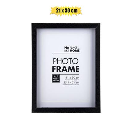 No Place Like Home Picture-Frame Pl Shadow Box 21X30cm Blk