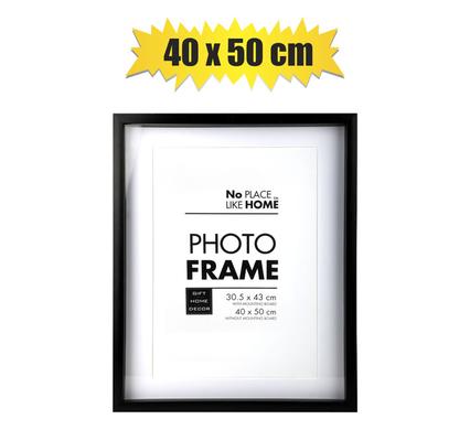 No Place Like Home Picture-Frame Pl Shadow Box 40X50cm Blk
