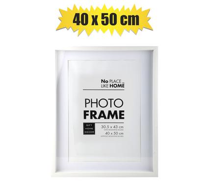 No Place Like Home Picture-Frame Pl Shadow Box 40X50cm Whte