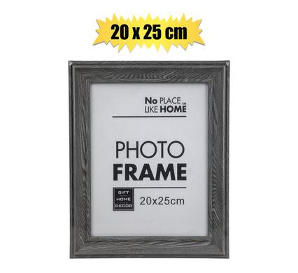 No Place Like Home Picture-Frame Pl 20X25cm Charcoal Grey
